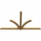 Ekena Millwork Redmond Rough Sawn Timber Gable Bracket, Western Red Cedar, 96"W x 56"H x 2"D x 4"F, 14/12 Pitch GBW096X56X0204RED00RWR - alternate 2